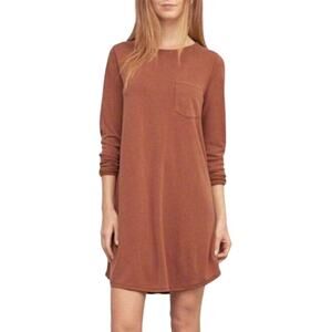 Abercrombie & Fitch Long Sleeve Shirt Dress Winter Dress Size Small Tan / Brown